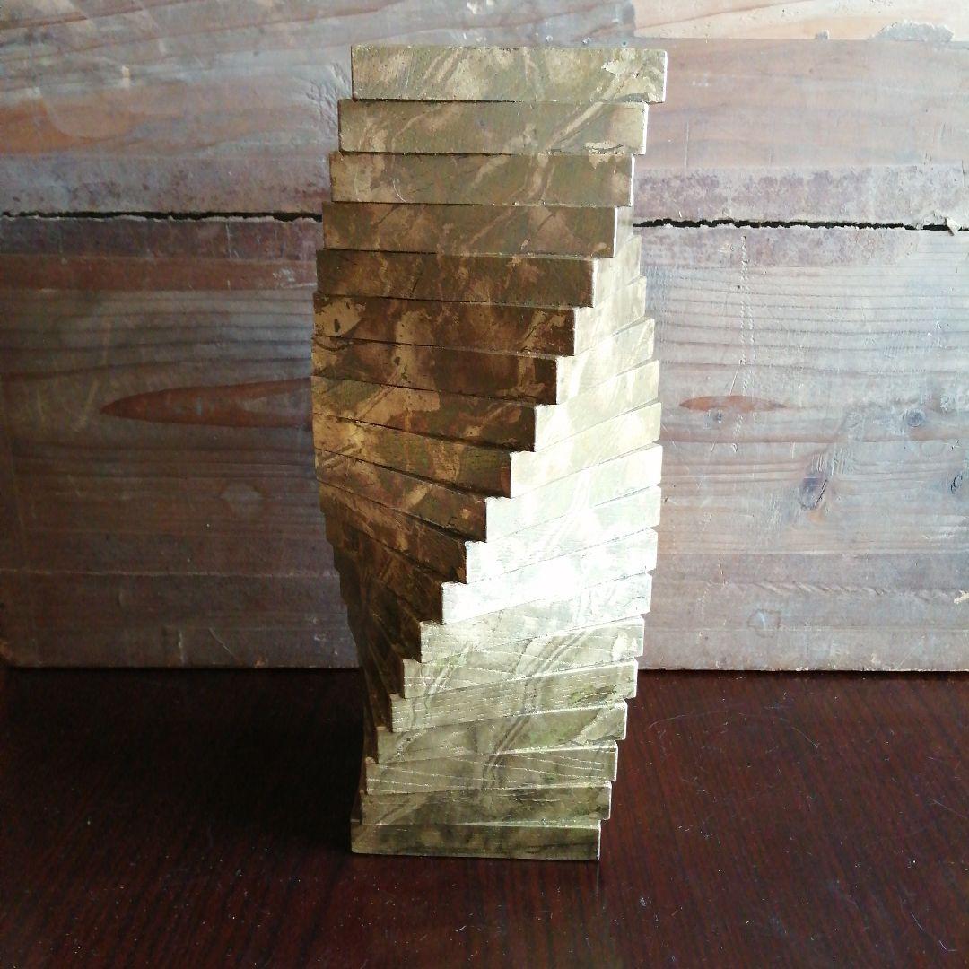 金沢漆器　純銀箔源氏花生　28.2cm