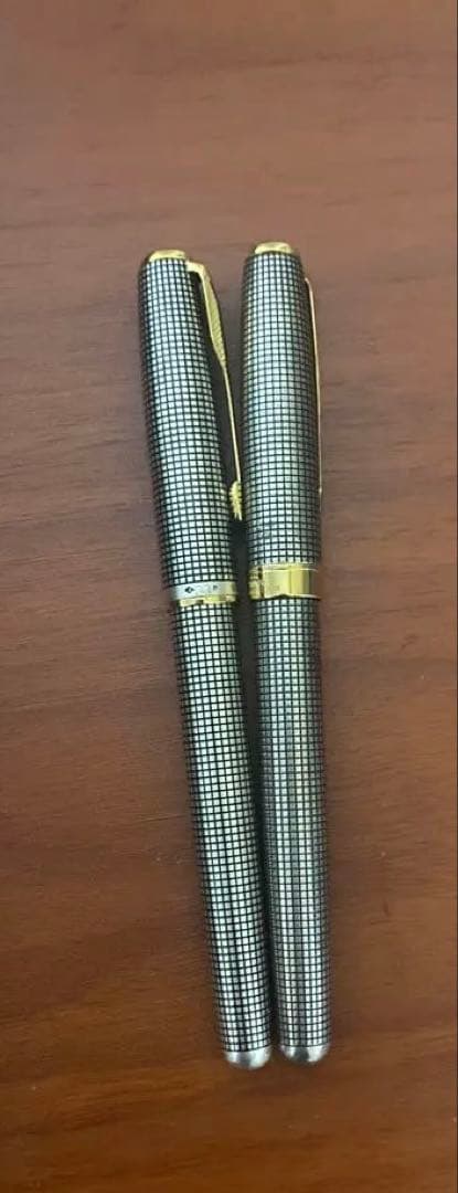PARKER/パーカー/フランス/万年筆/18K/750/ゴールド×シルバー