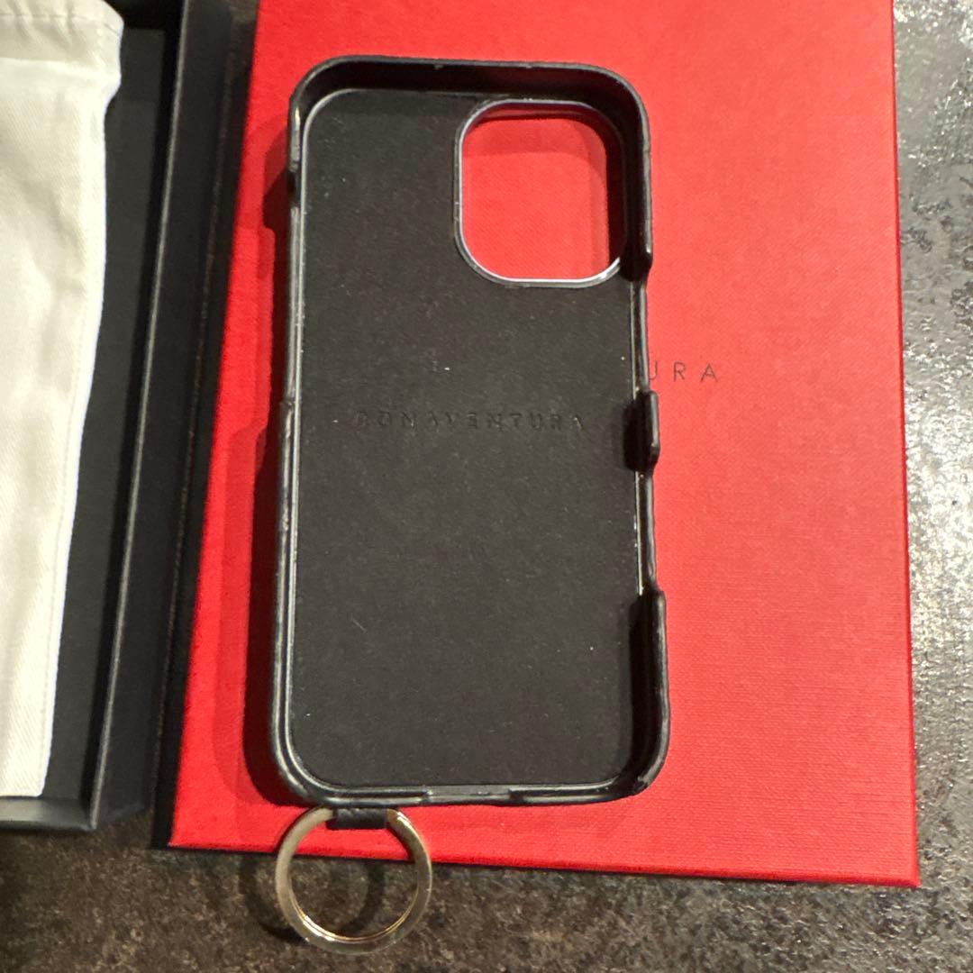 BONAVENTURA iPhone16ケース ブラック　名前入り
