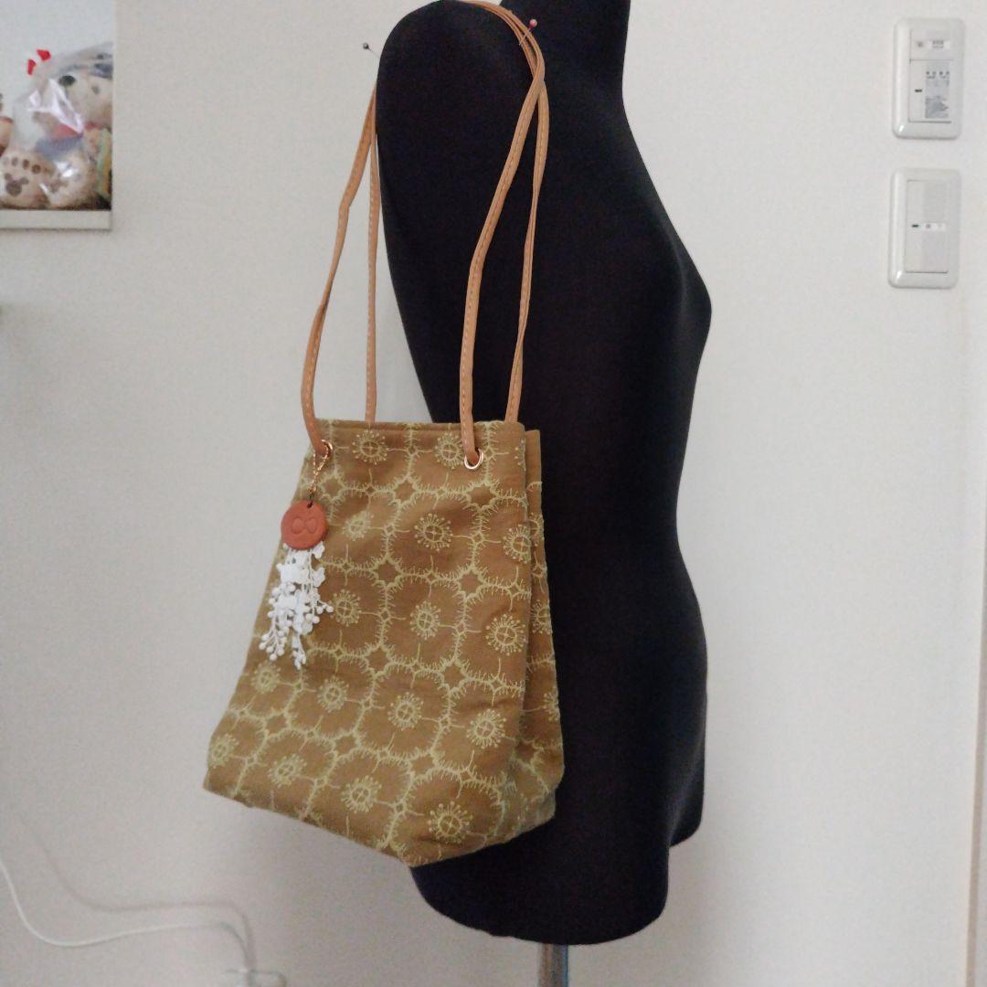 ミナペルホネン　アネモネ　２wayバッグ　ショルダー　ハンドバッグ　ハンドメイド