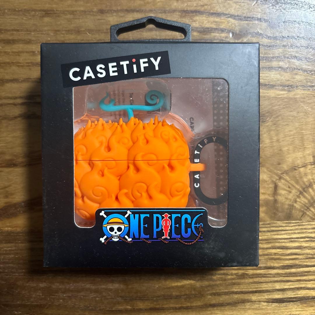 CASETiFY ワンピース AirPods ケース 悪魔の実 紫 オレンジ