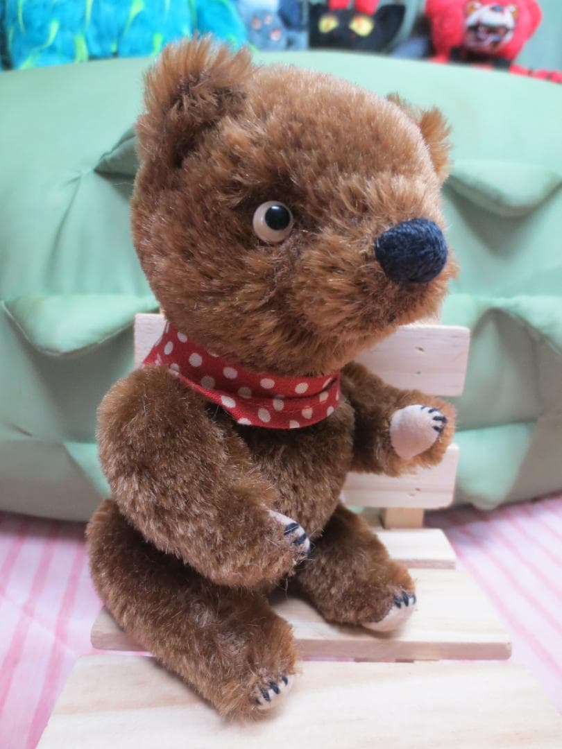 国内作家様　ハンドメイドぬいぐるみ　テディベア　クマ　熊　17㎝
