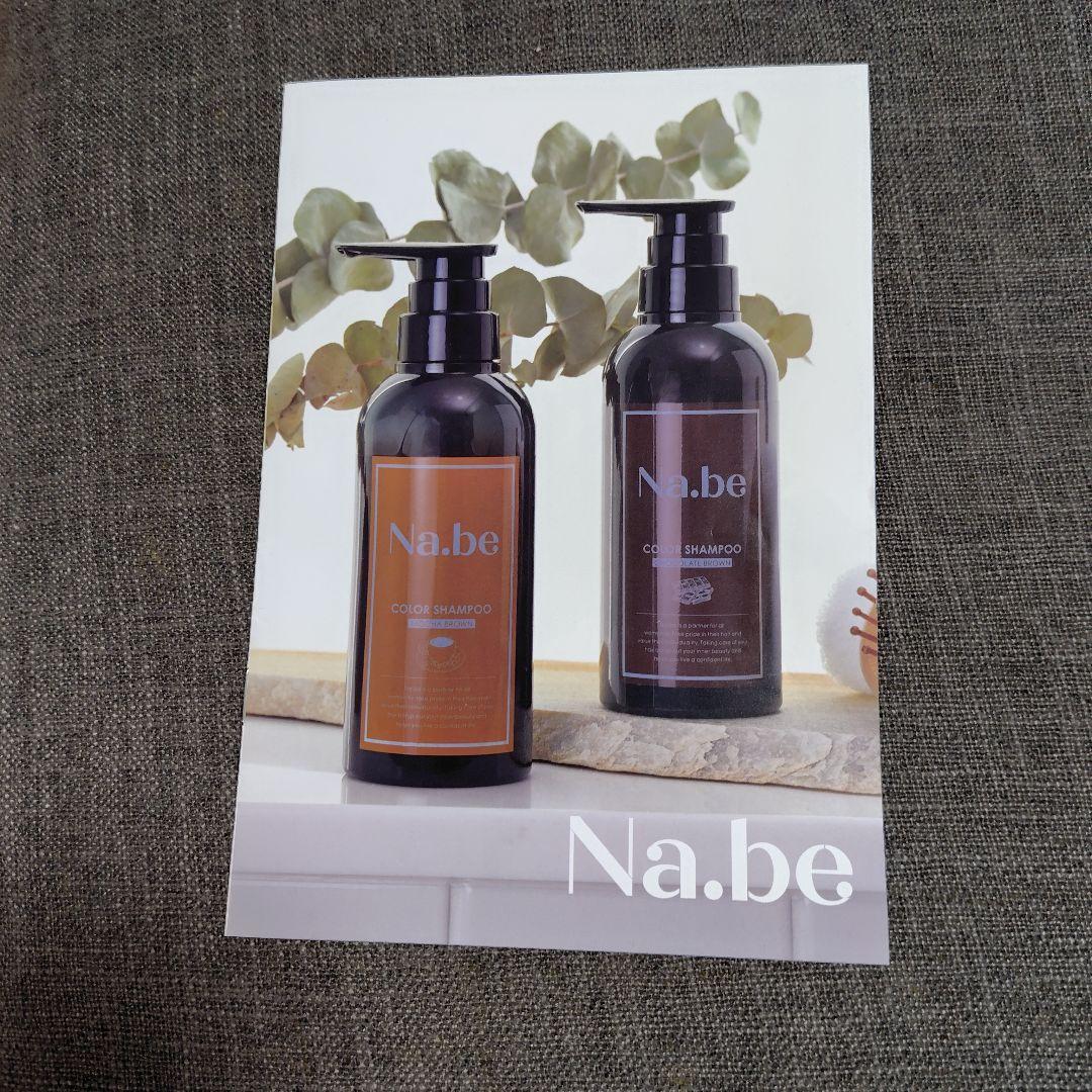 NA.be チョコレートブラウン詰め替え用②袋　＆【ボトルと使用残り3分の1】