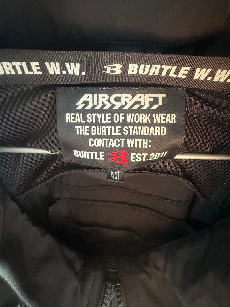Burtle Aircraft 空調ベスト　ファン&バッテリー付き　XXL 黒