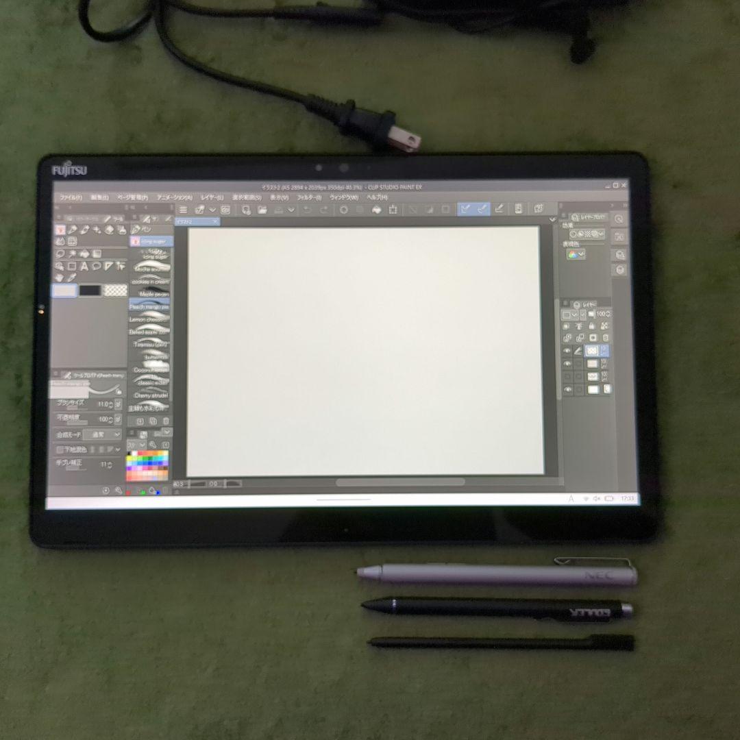 ○富士通 ワコム i5 大画面13.3型 筆圧4,096段階 お絵描きタブレット