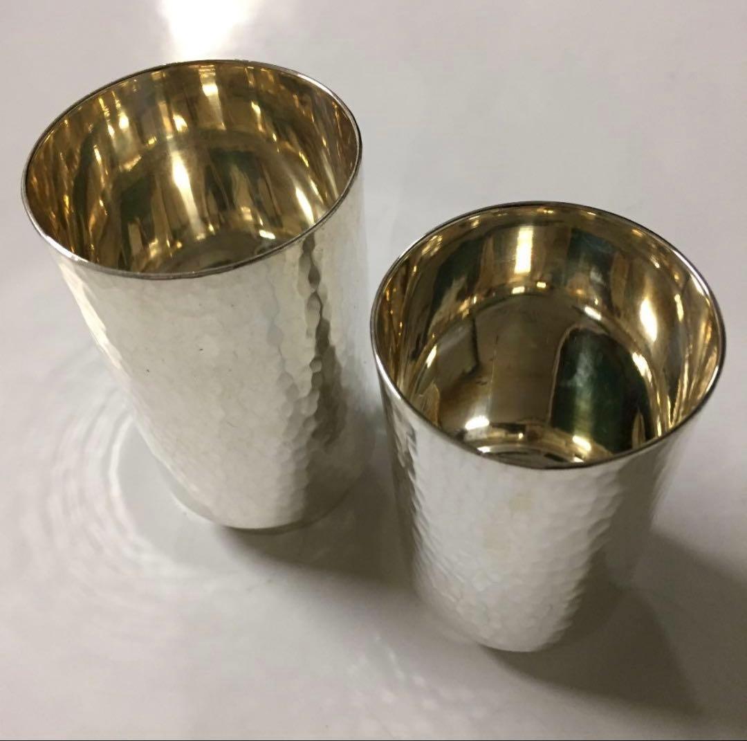 純銀 銀杯 ペア 167g 創立ニ十周年記念 SILVER 酒器 箱付