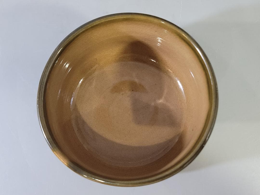 茶道具 冨田焼 富八作 黒茶碗 共箱 PR043