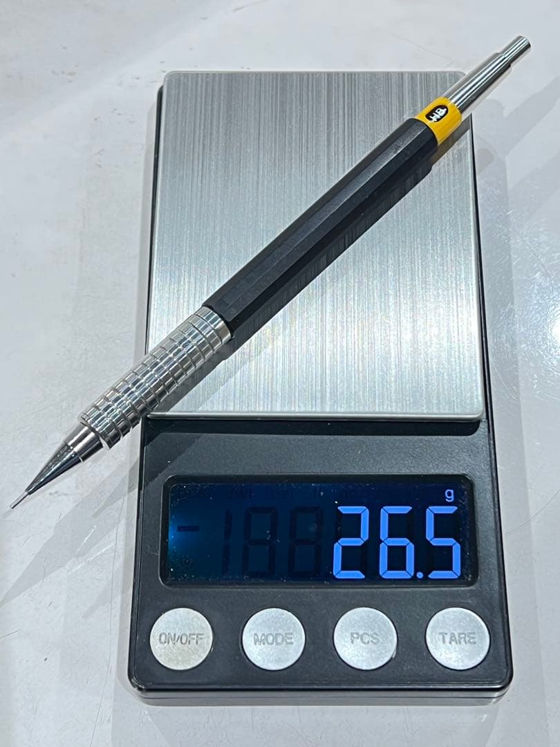 Ag　pg5+黒檀12角軸ステングリップ、ノックカバー、ノックボタン