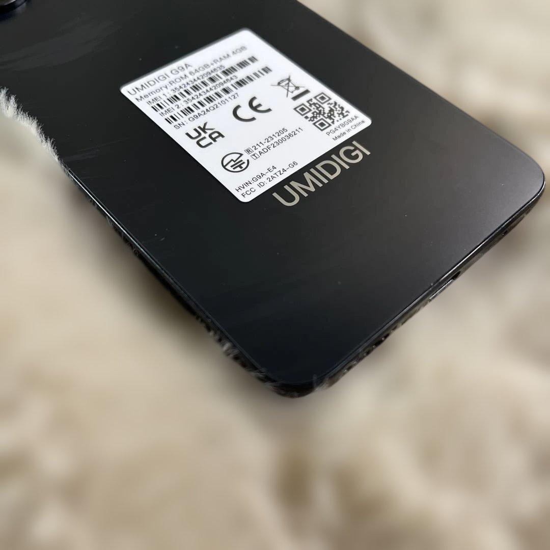 UMIDIGI G9A 8GB RAM 64GB 本体パールホワイトsimフリー