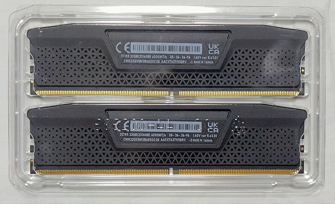 メモリー Corsair Vengeance DDR5 32GB 6000MHz CL28