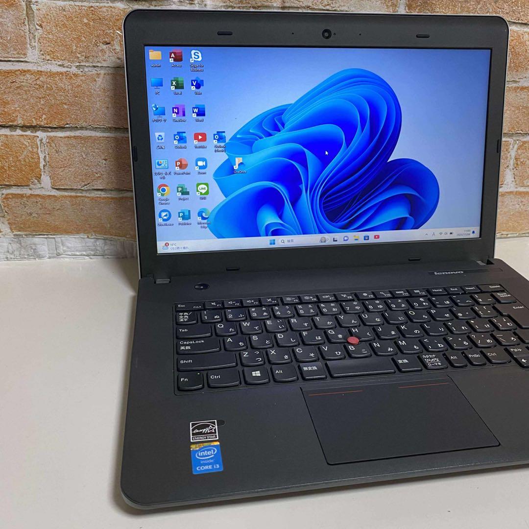 LENOVO ThinkPadノート PC Core i3 オフィス2024年
