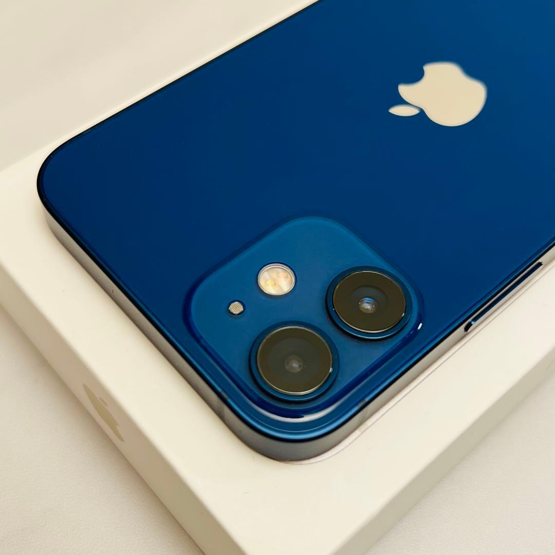 【極美品☆】iPhone12mini 本体 Blue 256GB SIMフリー