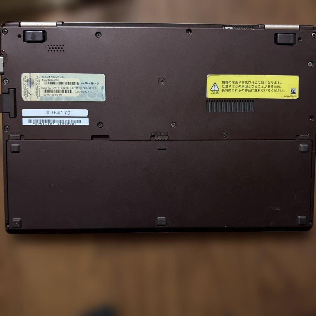 その他ノートPC本体 SONY VAIO VPCX13AKJ