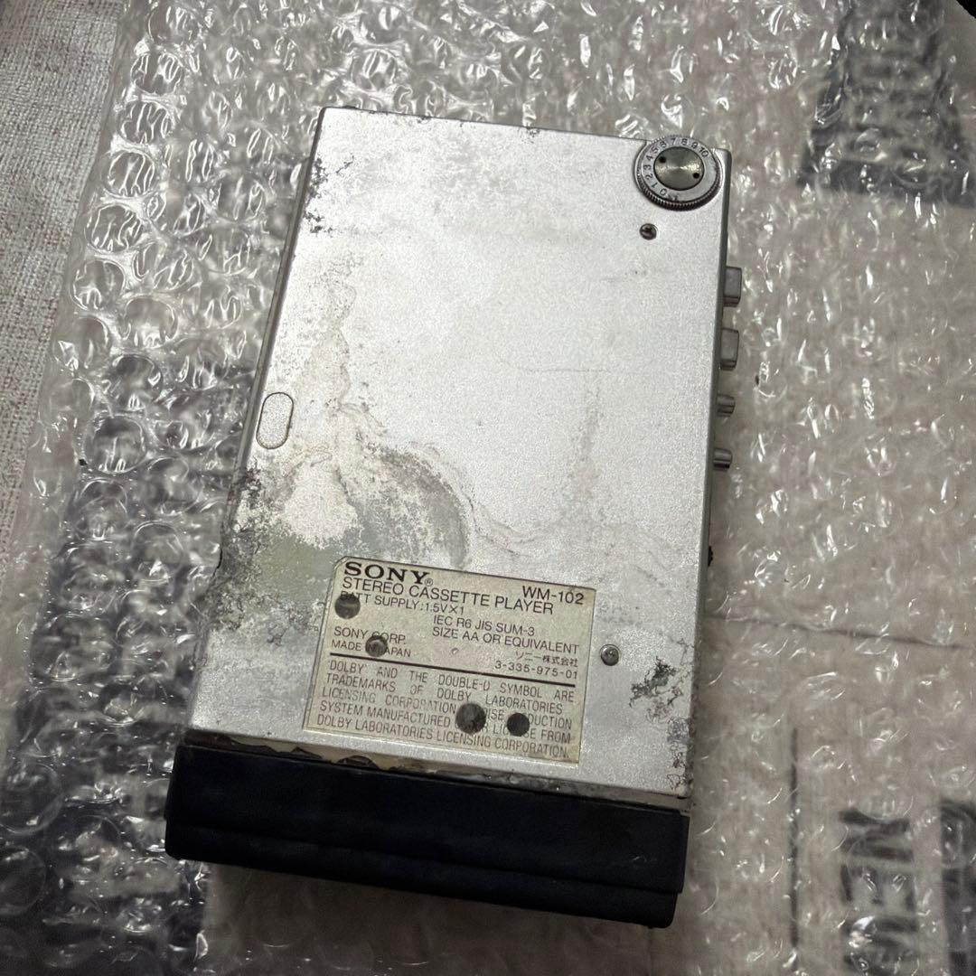 SONY WM-102ソニー ウォークマン ポータブルカセットプレーヤー日本製