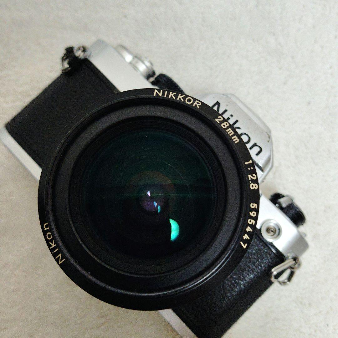 【美品】Nikon FM Nikkor28mm f2.8 単焦点レンズ