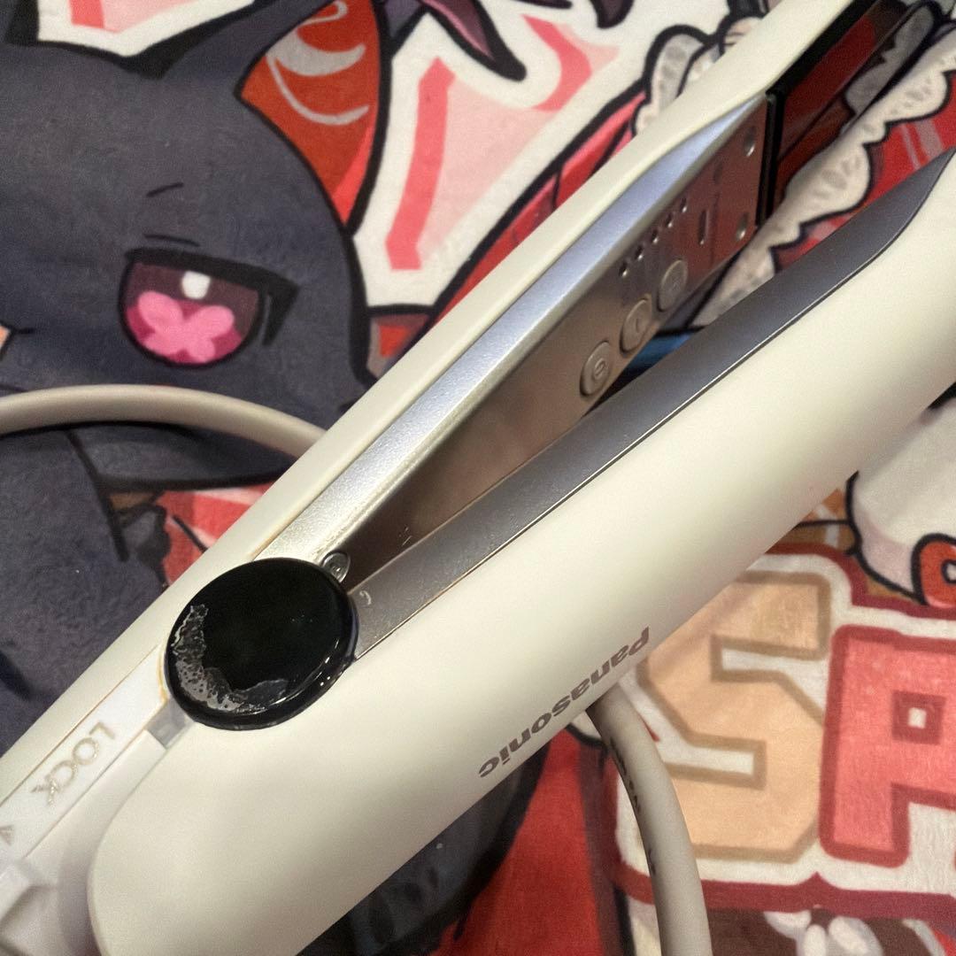パナソニック　ストレートヘアアイロン ナノケア EH-HS0J ホワイト