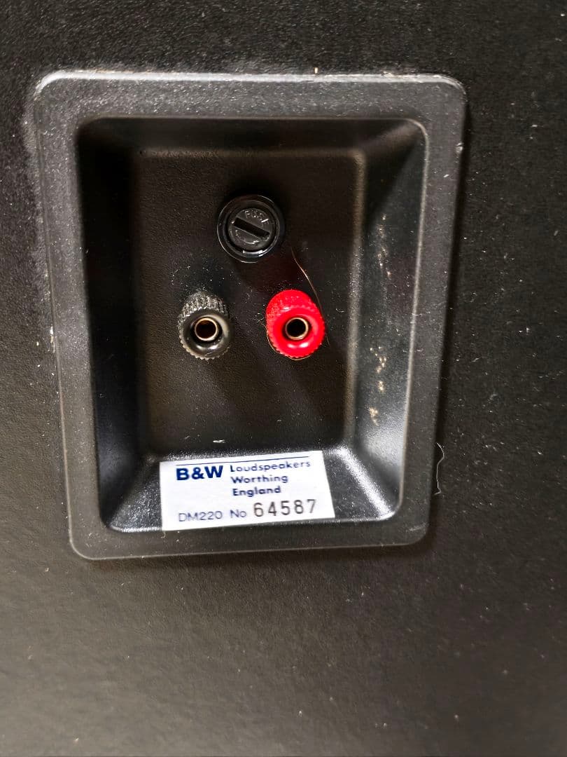 訳ありデッドストック級 B&W DM220 スピーカー ②