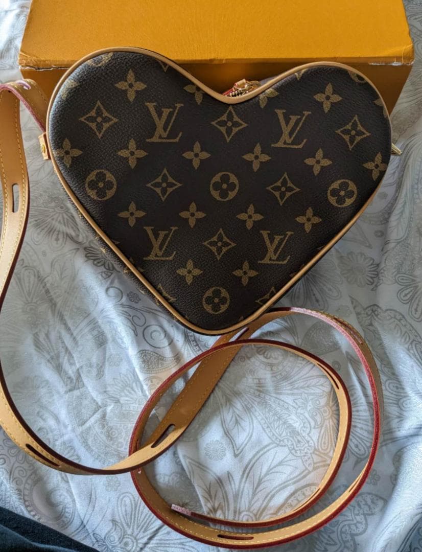 Louis Vuitton ルイヴィトン モノグラム ハート型 ショルダーバッグ