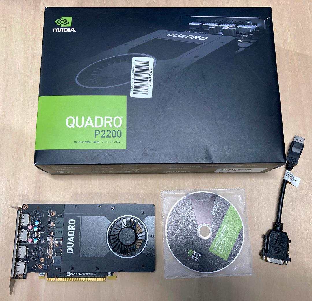NVIDIA QUADRO P2200 グラフィックボード 本体