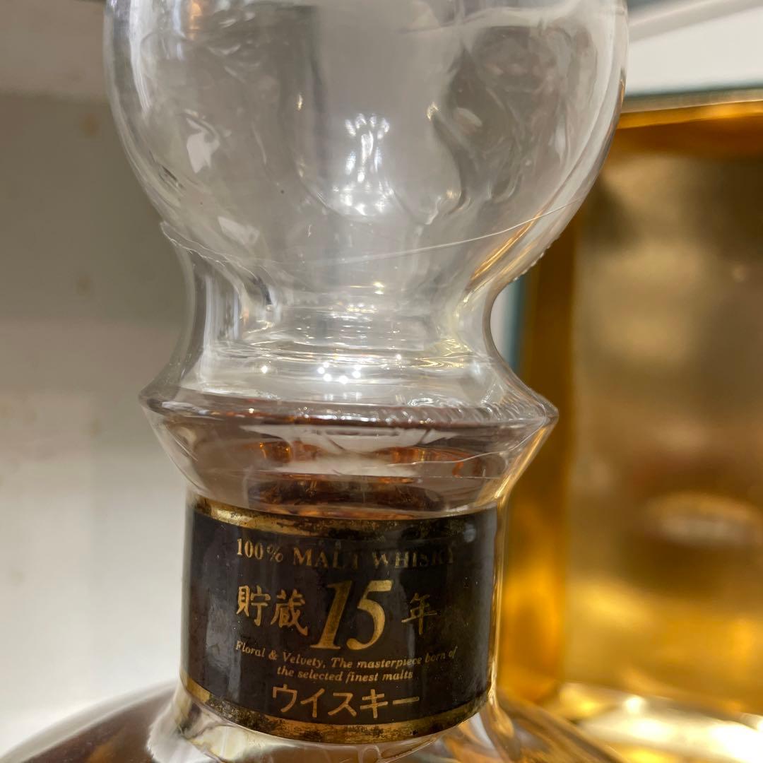 軽井沢15年　100%ピュアモルト　箱付き　未開栓　フィルムヒビあり