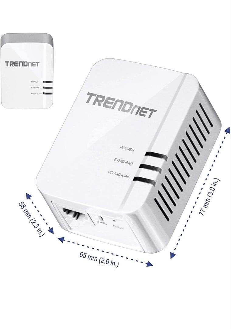 TRENDnet Powerline 1300 AV2アダプタキット