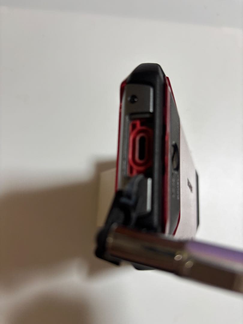 ヒ 128G KYG01 TORQUE 5G レッド au SIMフリー