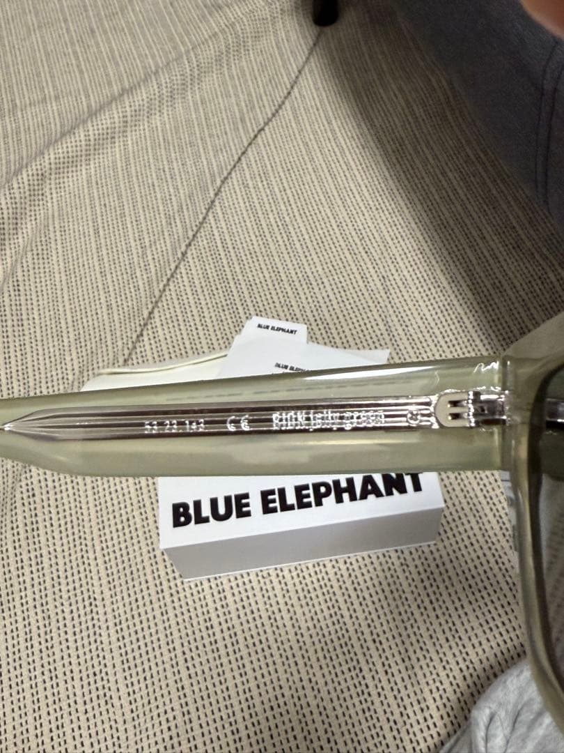メガネ・老眼鏡 BLUE ELEPHANT bion jelly green
