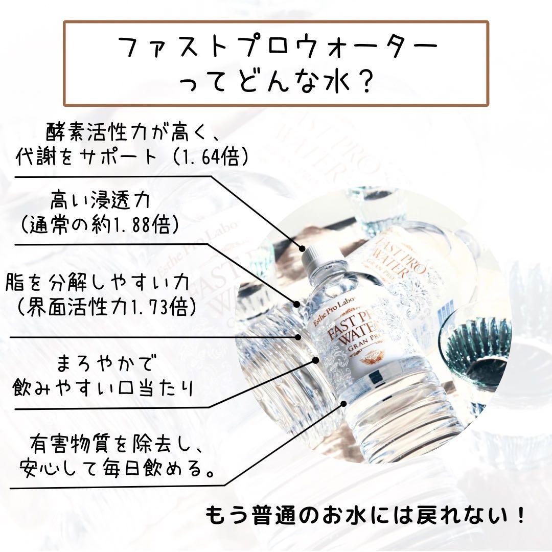 まとめ買い！ファストプロウォーター 2L×6本・500ml×24本セット