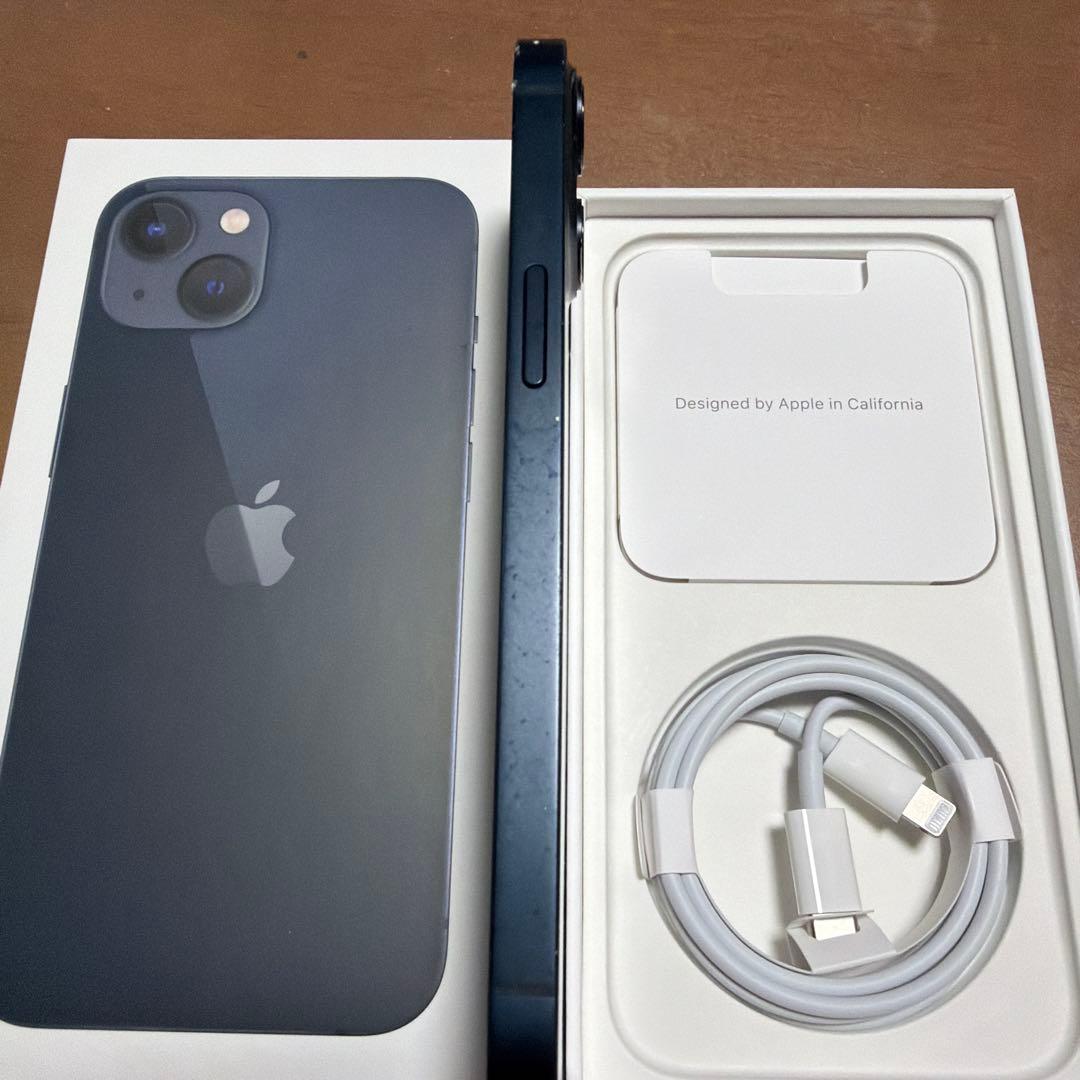 iPhone13 ミッドナイトネイビー 128GB 付属品付き SIMフリー