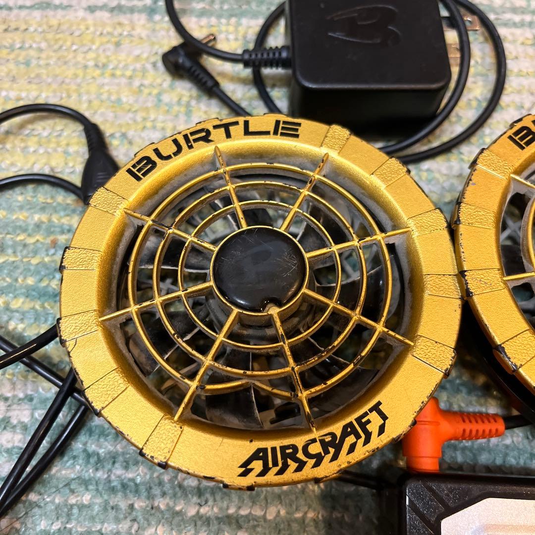 Burtle 空調服用冷却ファン AC360-19V ゴールド 動作確認済み