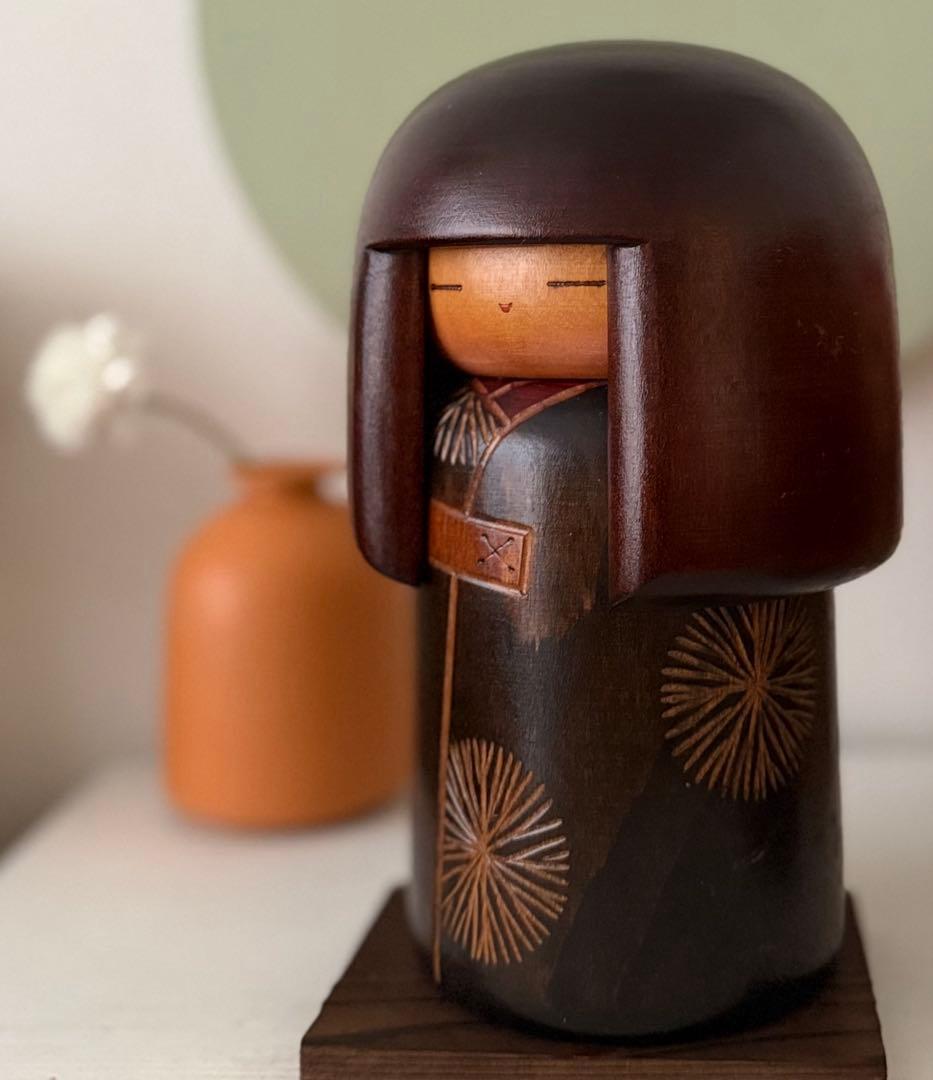 Sansaku Sekiguchi 関口三作創作こけし21cm 1,150g