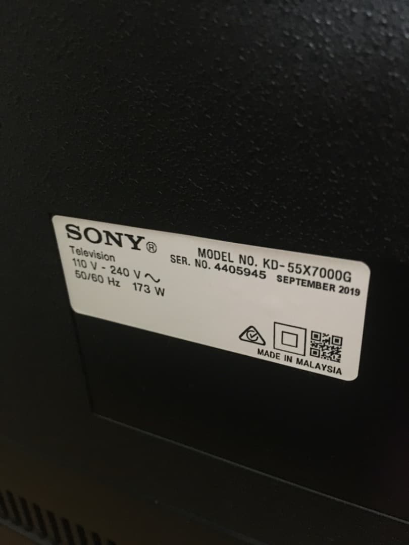 SONY BRAVIA　テレビ