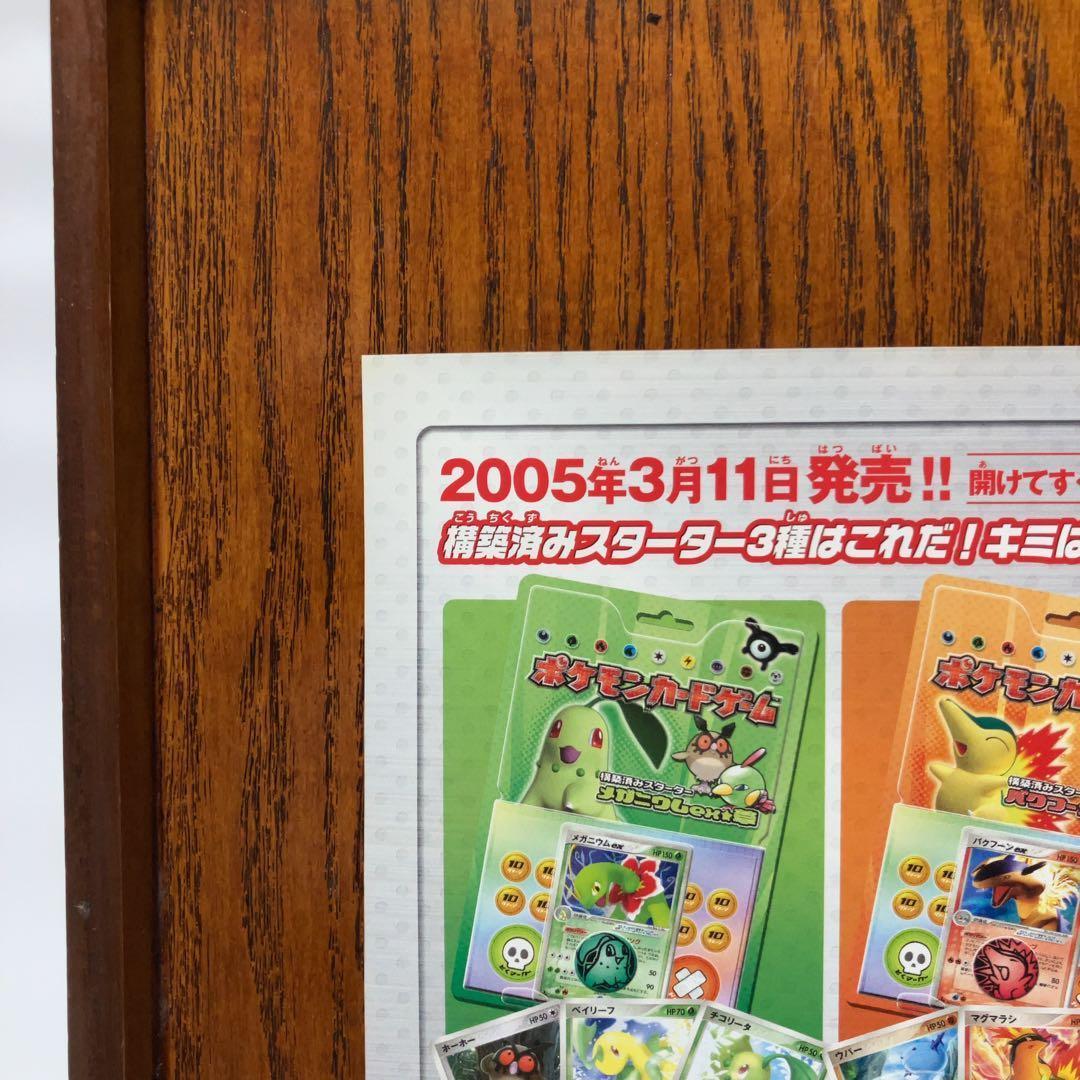 ポケモンカードゲーム メガニウム バクフーン オーダイル チラシ 2005 B