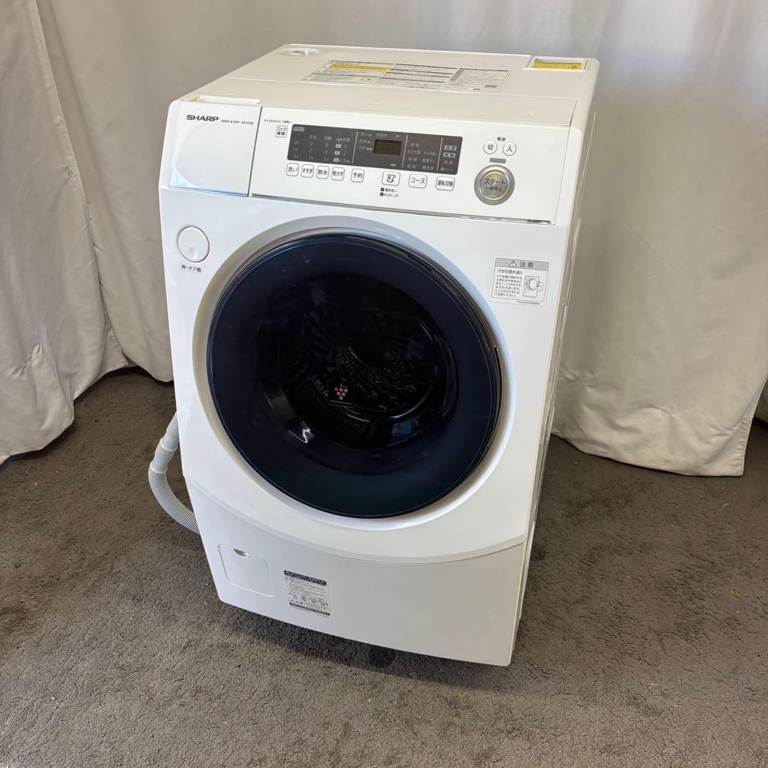 171　SHARP　ドラム式洗濯機　10キロ　右開き　綺麗　中古　設置無料　安い