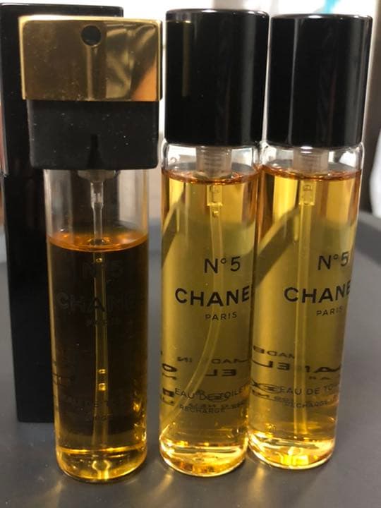 CHANEL No.5 オードトワレ　ツイストスプレー　セット　60ml