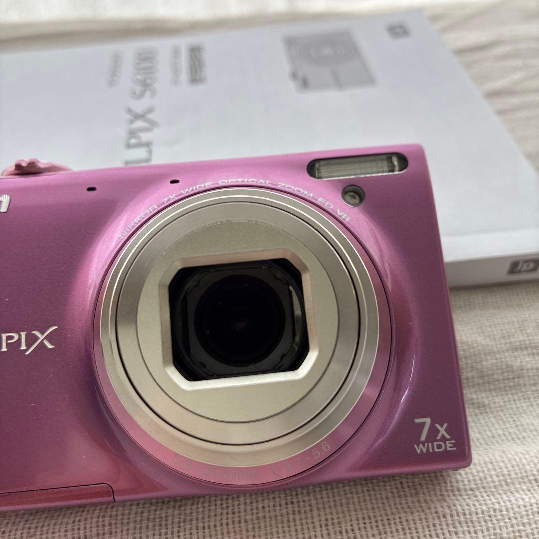 Nikon COOLPIX S6100 ピンク　動作品+充電器等付属