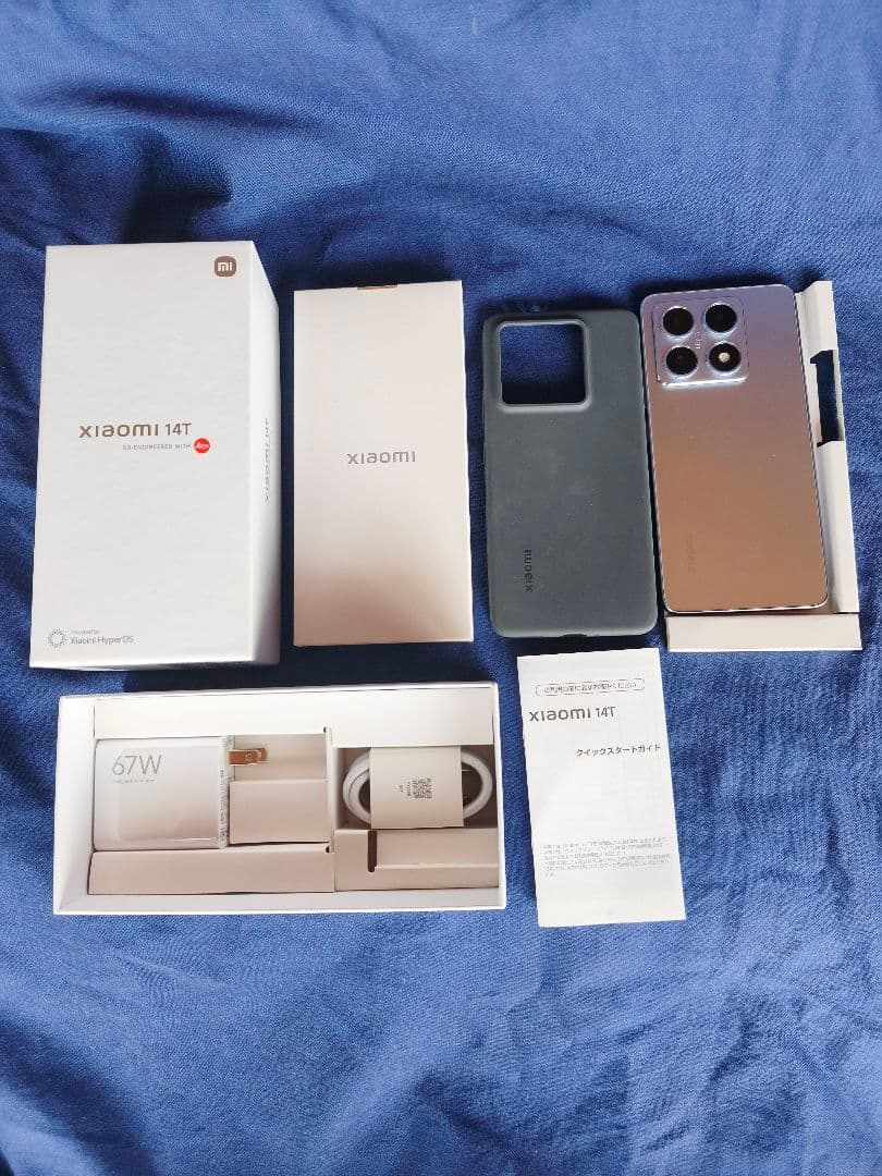 Xiaomi 14T スマートフォン 本体 チタンブルー