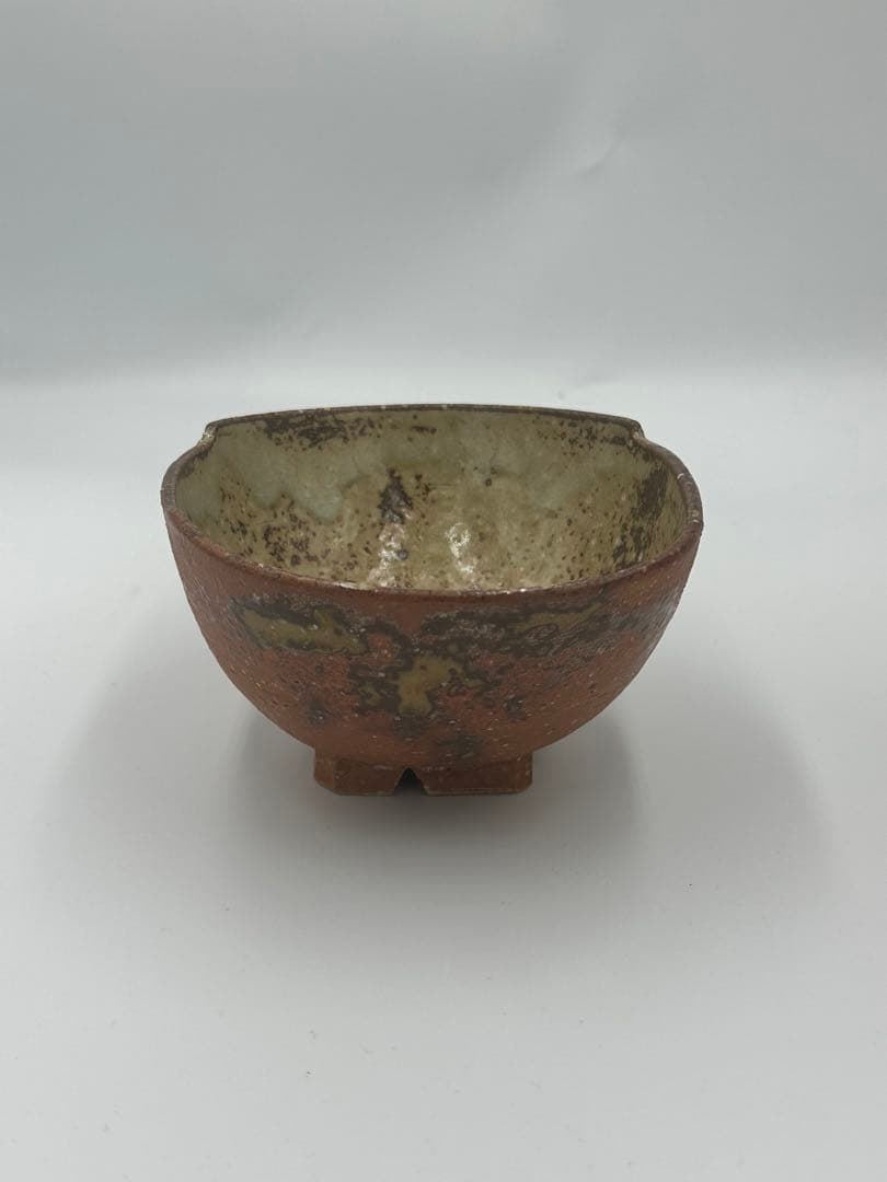 須田祥豊　遠州好　花橘茶碗　茶道具　信楽焼