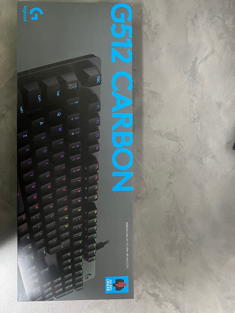 G512 CARBON メカニカルキーボード　赤軸