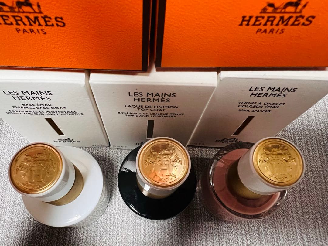 HERMES LES MAINS HERMES ネイルカラーセット 3点