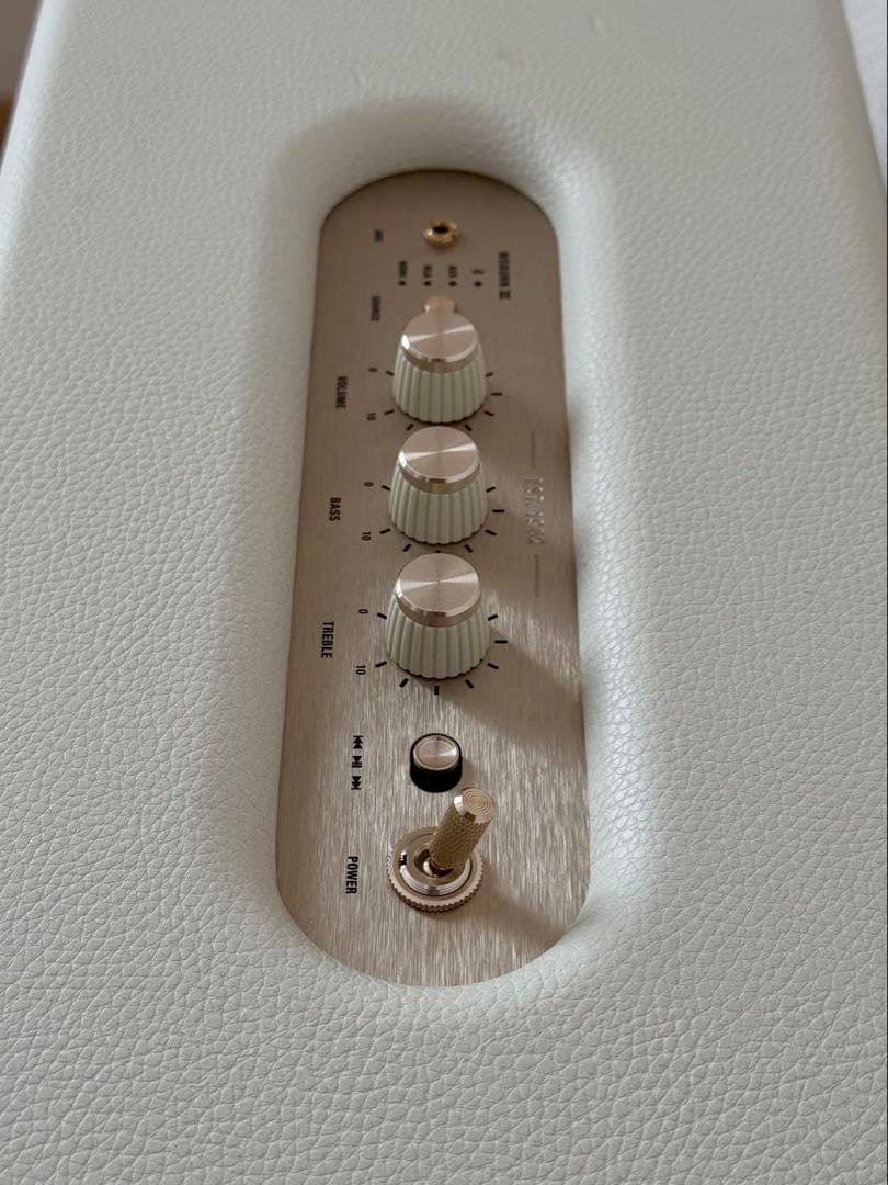 Marshall WOBURN III Bluetoothスピーカー クリーム色