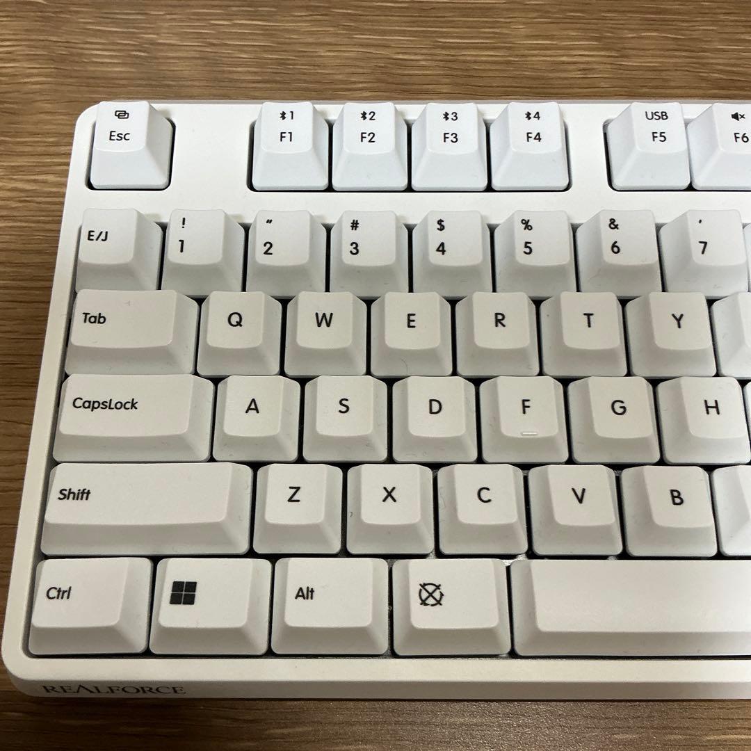 ホワイト USB接続 メカニカルキーボード
