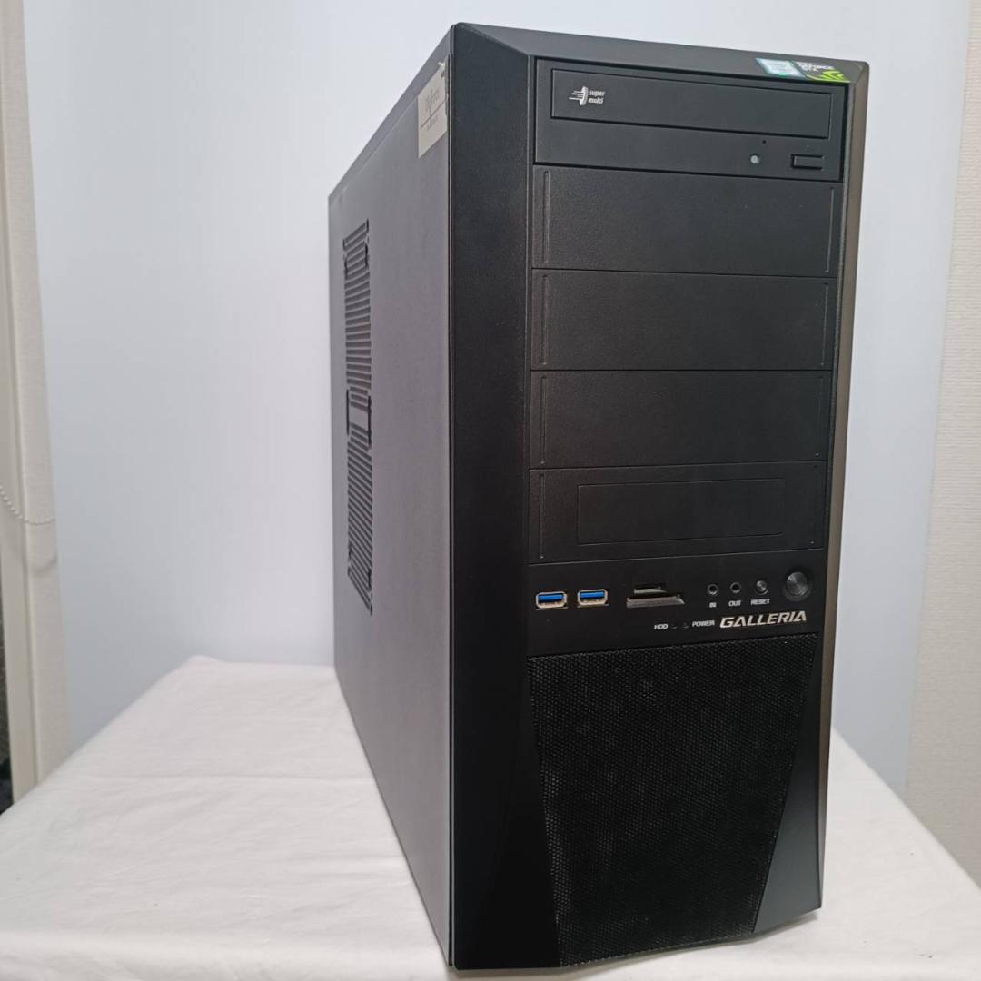 【激安ゲーミングPCフルセット】i7 GTX MS Office搭載 ガレリア