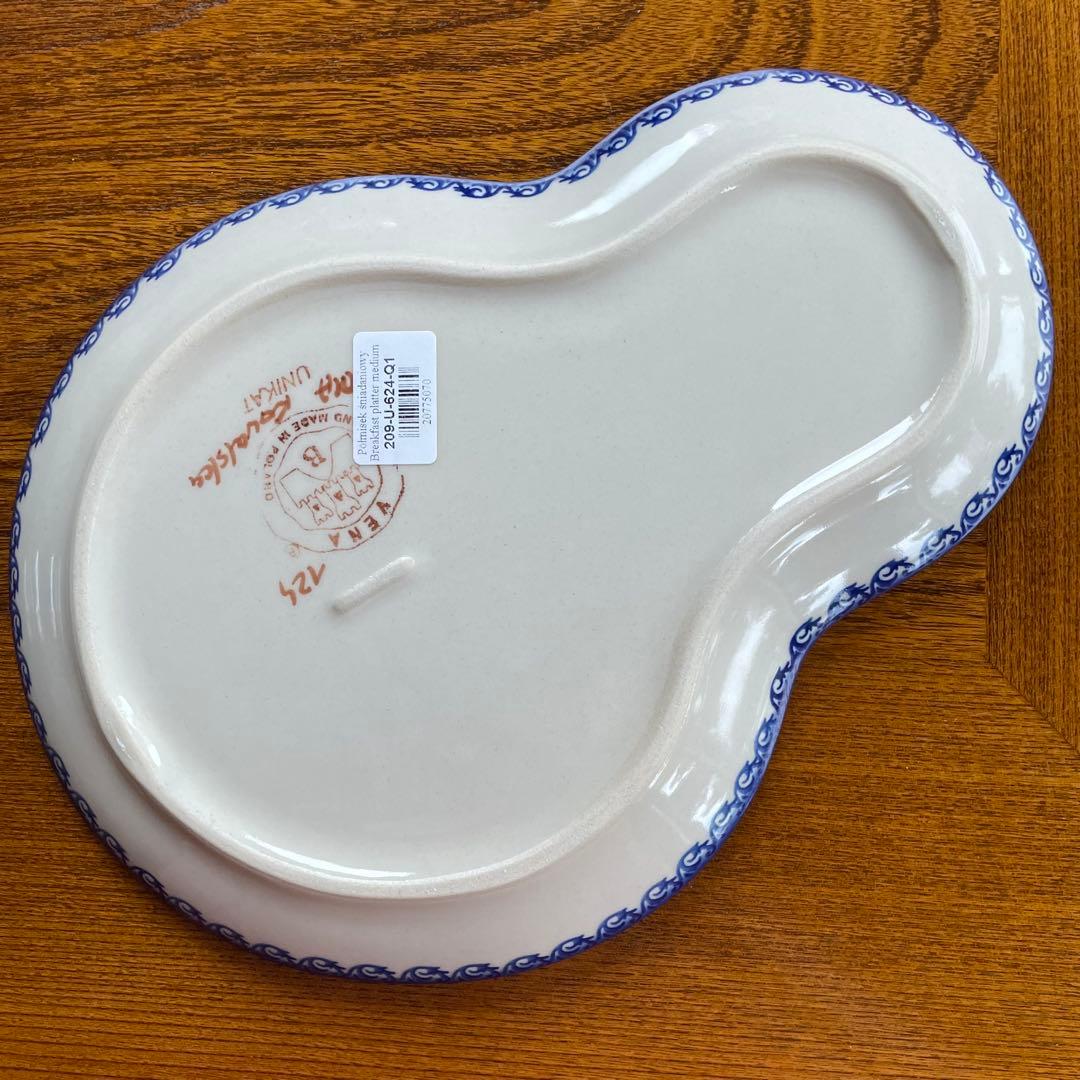 ポーリッシュポタリー　新品　ダルマプレート