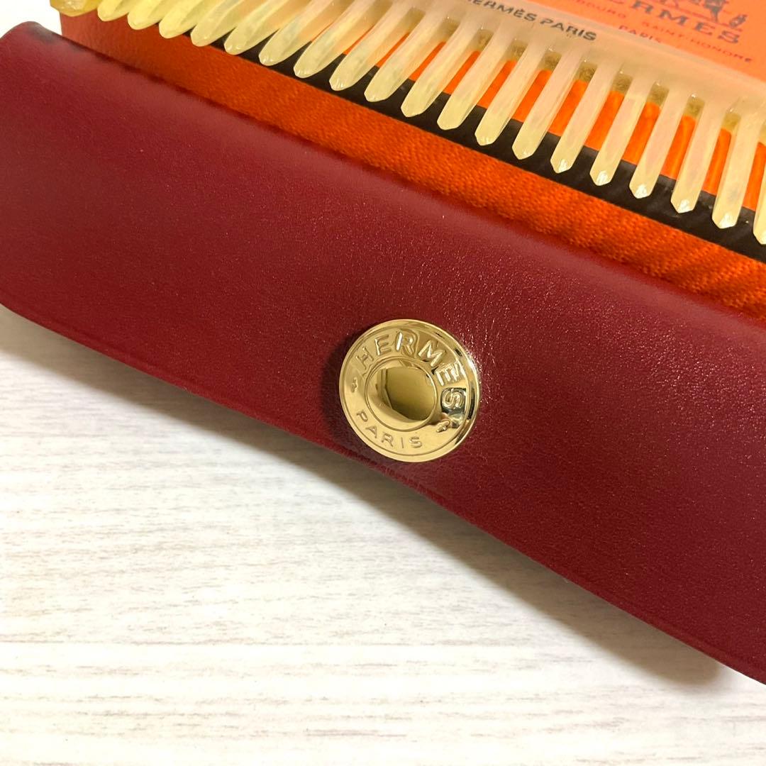 美品 HERMES エルメス コーム くし ヘアアクセサリー バッファローホーン