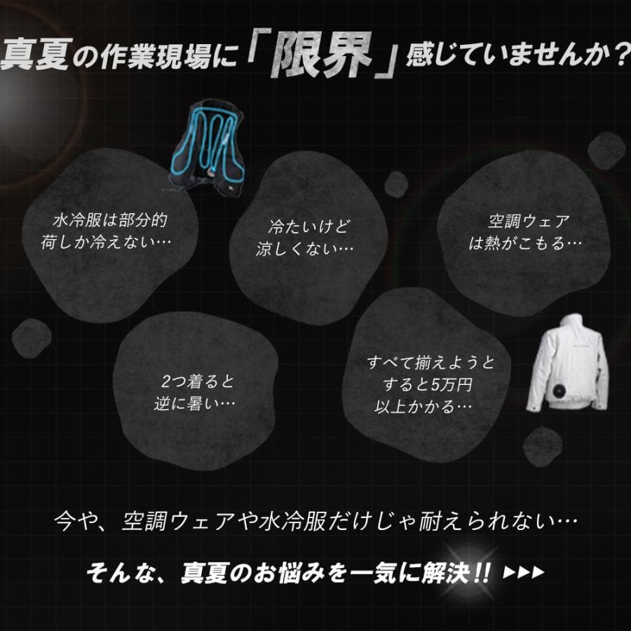 水冷&空調 ブラック×レッド アイスマン ハイブリッド プロ 山真製鋸