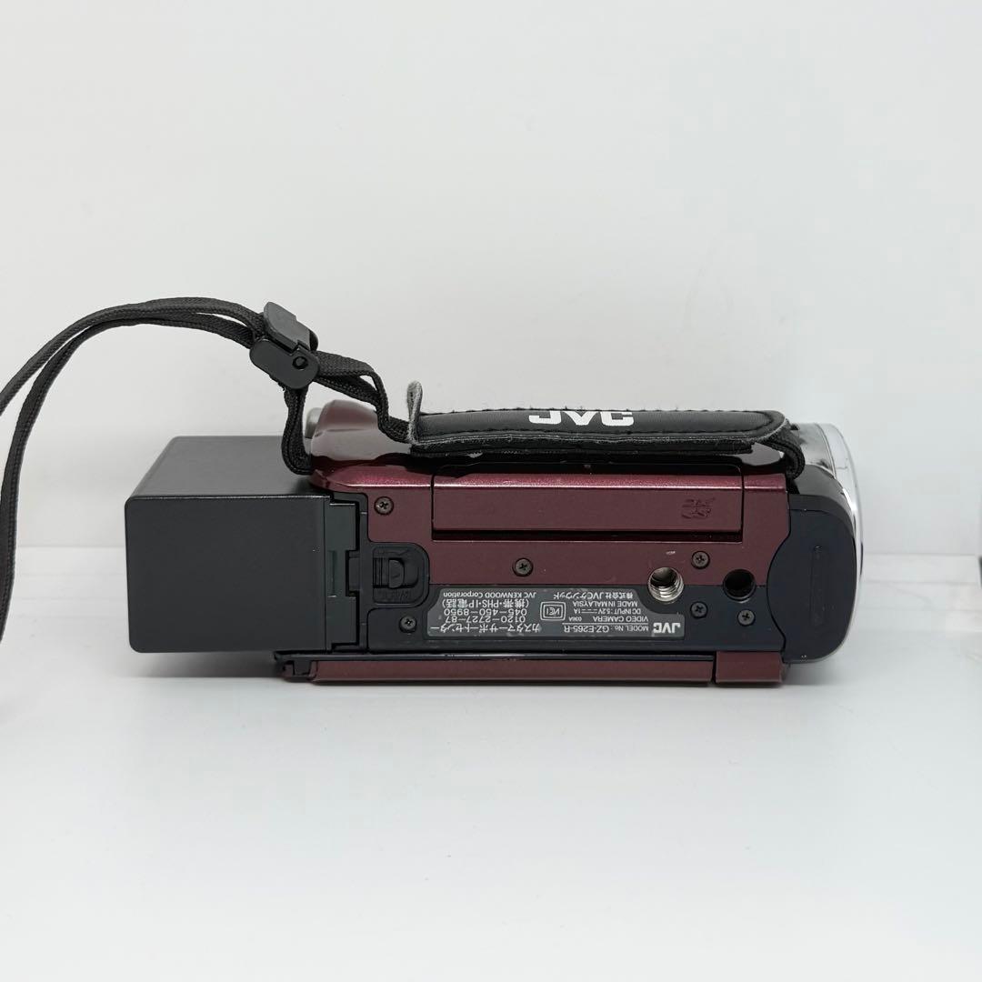 【完動品】JVC Everio GZ-E265-R ビデオカメラ 動作確認済み