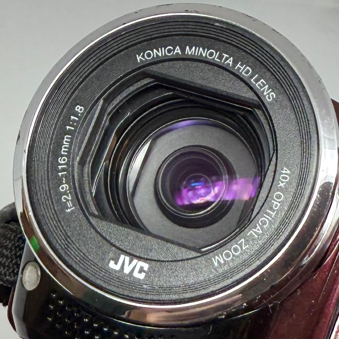 【完動品】JVC Everio GZ-E265-R ビデオカメラ 動作確認済み