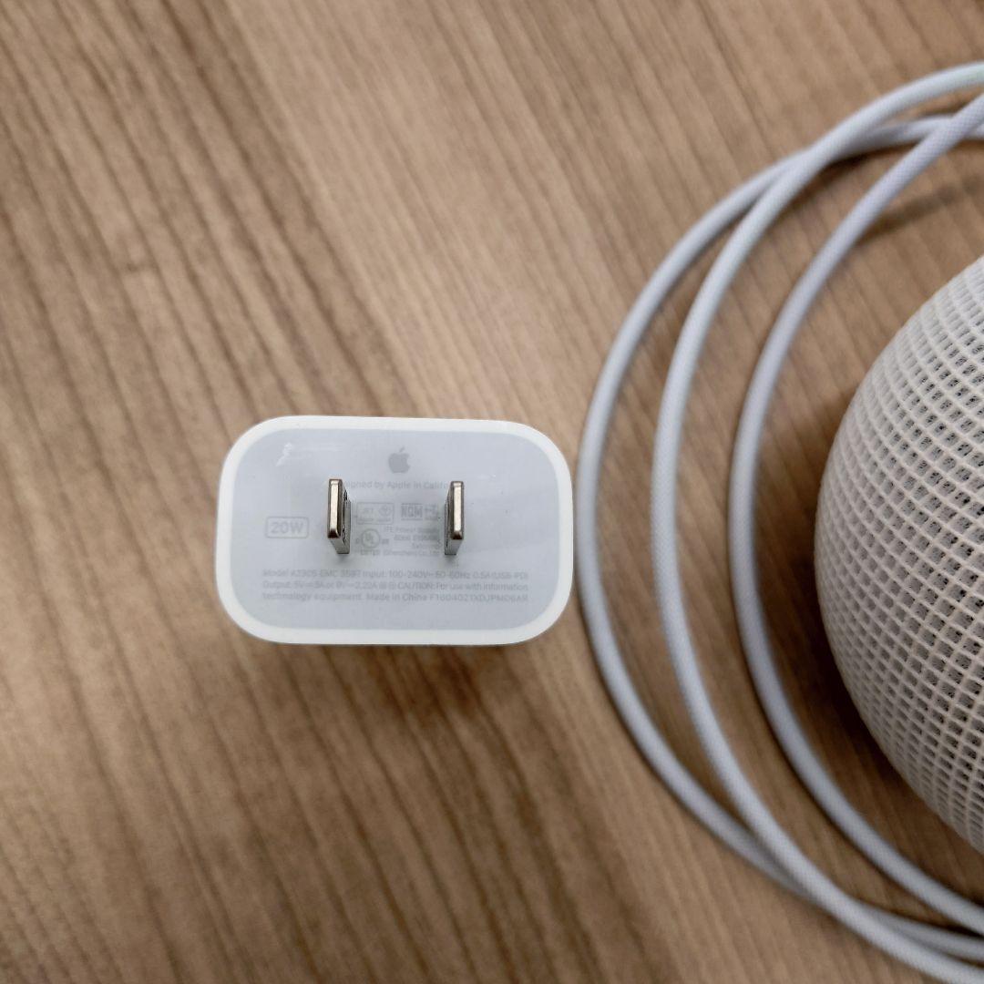 値下げ！アップル Apple Pod mini ホワイト 充電器付き