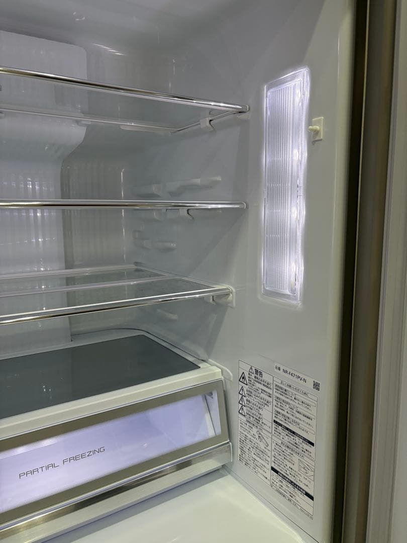 【送料込】Panasonic NR-F471PV-N冷凍冷蔵庫 470L 6ドア